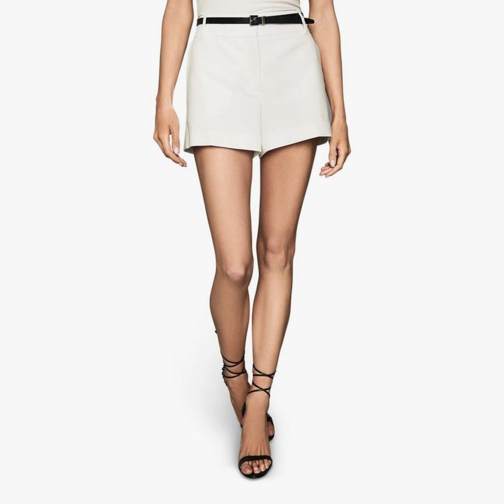 NWT Reiss Lyla White Taylored Short - 6